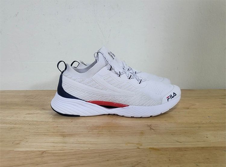 รองเท้าผ้าใบ ผ้า UK 5.5 | EU 38 2/3 | US 7 ขาว รองเท้า Fila slip on size 38