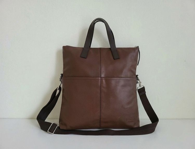 กระเป๋า ฺCoach tote สีน้ำตาล สวยๆ แท้