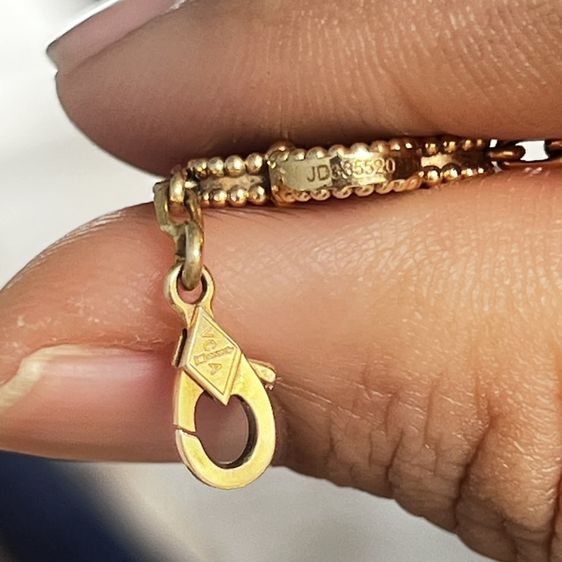 สร้อยข้อมือ ทอง Van Cleef & Arpels Vintage Alhambra Bracelet 5 motifs 18K Yellow Gold