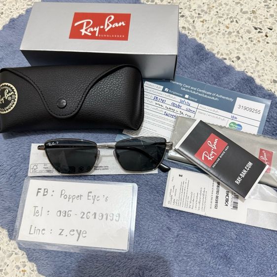 Ray-Ban แว่นตากันแดด แว่นกันแดดRayban RB3783 003/81