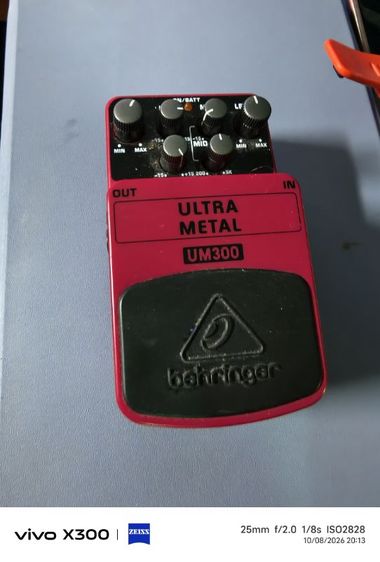 Ultra metal  Behringer  effect ภาพดีเหมือนใหม่ ไม่มีกล่อง ขาย 659 บาทรวมส่งครับ