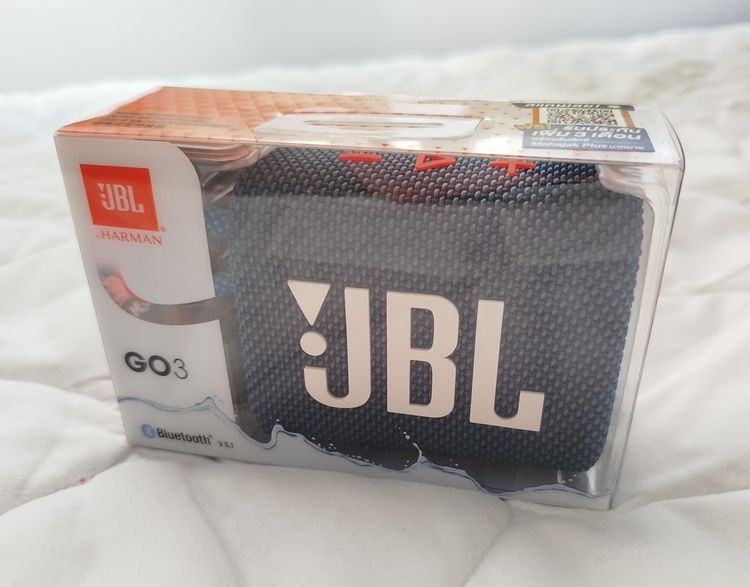 JBL GO3 ลำโพงพกพาไร้สาย กันน้ำ IP67 กันฝุ่น เชื่อมต่อการทำงานด้วยระบบบลูทูธ 