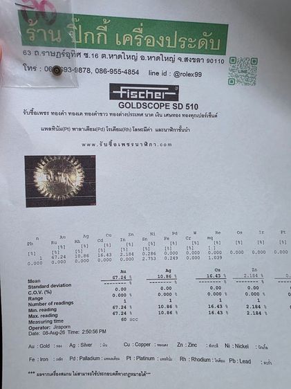 เม็ดมะยม Mido ทอง 67.24% ขายตามสภาพ สวยเก่าเก็บ เดิมๆ พร้อมส่ง รูปที่ 2