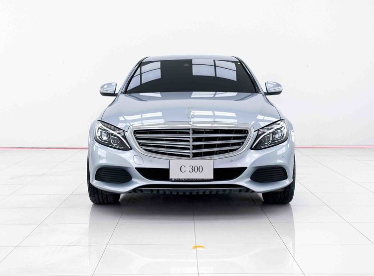 Mercedes-Benz C-Class 2017 C300 Sedan Hybrid (Diesel) ไม่ติดแก๊ส เกียร์อัตโนมัติ เทา รูปที่ 4