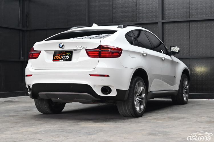 BMW X6 2014 3.0 xDrive30d 4WD Utility-car ดีเซล ไม่ติดแก๊ส เกียร์อัตโนมัติ ขาว รูปที่ 3