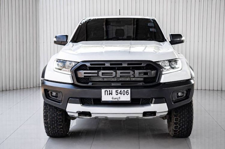Ford Ranger 2018 2.0 Raptor 4WD Pickup ดีเซล ไม่ติดแก๊ส เกียร์อัตโนมัติ ขาว รูปที่ 2