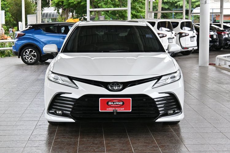 Toyota Camry 2022 2.5 Premium Sedan เบนซิน ไม่ติดแก๊ส เกียร์อัตโนมัติ ขาว รูปที่ 2