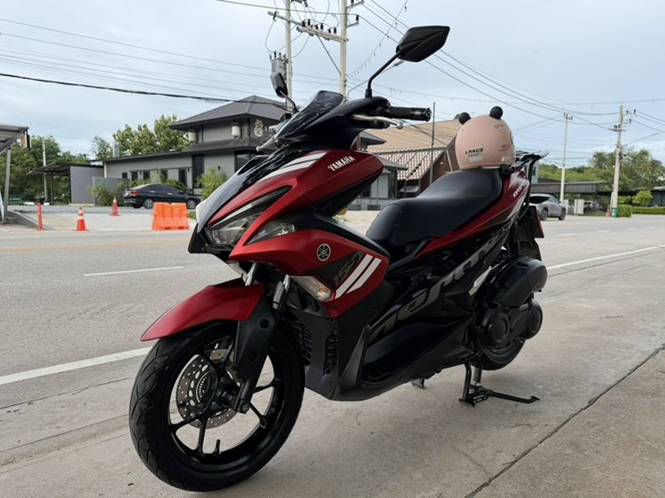 2010 YAMAHA Aerox 155 สีแดง-ดำ พร้อมทะเบียนเลขสวย 2266 สภาพสวยๆ