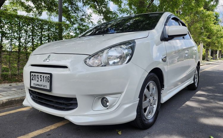 รถ Mitsubishi Mirage 1.2 GLS Limited สี ขาว
