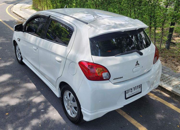 Mitsubishi Mirage 2013 1.2 GLS Limited Sedan เบนซิน เกียร์อัตโนมัติ ขาว รูปที่ 3