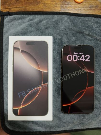 iPhone 16 Pro Max 256 GB สี Desert Titanium อุปกรณ์ครบไม่เคยใช้❗ 30,500❗