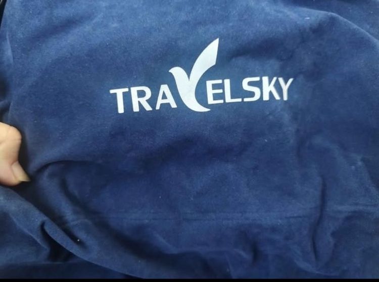 ส่งต่อที่พักขาเป่าลมในรถ ยี่ห้อ TRAYELSKY   พร้อมถุงใส่ รูปที่ 3