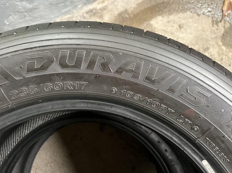 **ยาง Bridgestone Duravis 235/60/17 ปี24 คู่ 1700 บาท สภาพดี Japan🇯🇵! รูปที่ 7