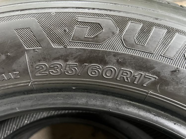 **ยาง Bridgestone Duravis 235/60/17 ปี24 คู่ 1700 บาท สภาพดี Japan🇯🇵! รูปที่ 6