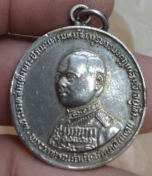 75489-เหรียญพระผู้พระราชทานกำเนิดรักษาดินแดน ที่ระลึกอนุสาวรีย์ล้นเกล้าฯ ร. 6 พ.ศ.2505 เหรียญใหญ่ เหรียญมีน้ำหนัก รูปที่ 12