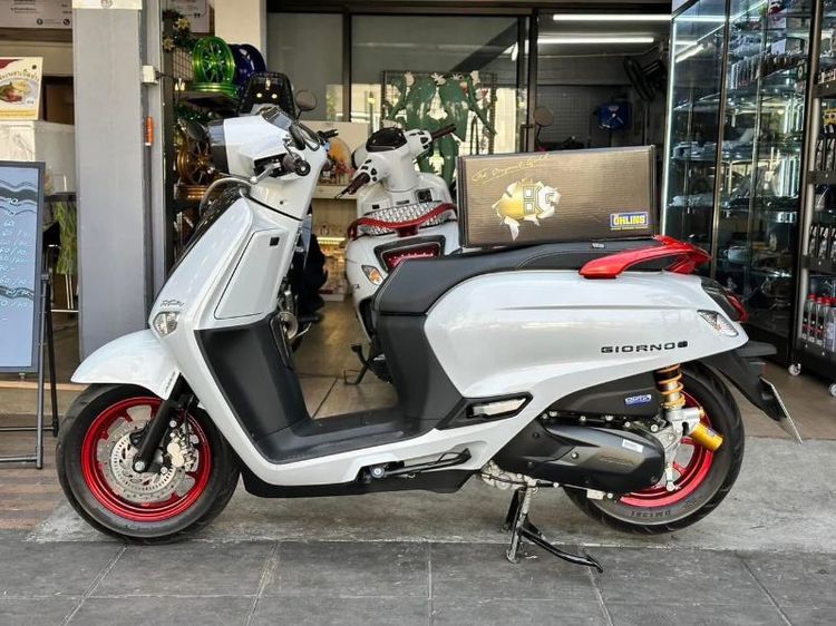 Honda Giorno 125+ ABS 2023 รีโมทตัวท็อปสุด สีขาวมุก