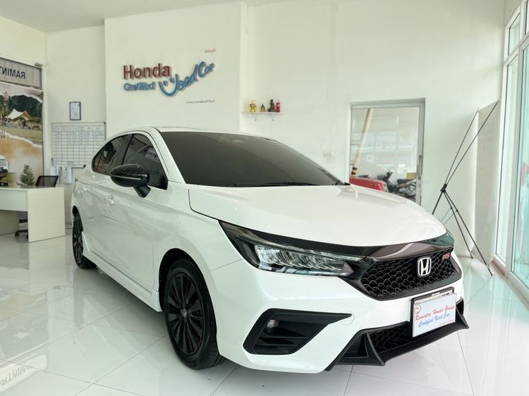 Honda City 2024 1.0 RS Sedan ไฮบริด ไม่ติดแก๊ส เกียร์อัตโนมัติ ขาว รูปที่ 4