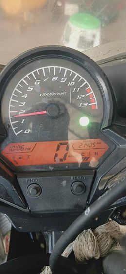 Honda 2010 มอเตอร์ไซสีดำCBR เลขไมค์ 21,405