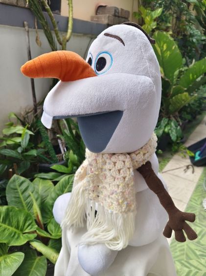 ตุ๊กตาโอลาฟ Disney Frozen ใส่ผ้าพันคอไหมพรม ตัวใหญ่บิ๊ก 50 ซม. แท้ดิสนีย์ | AOMY select รูปที่ 3