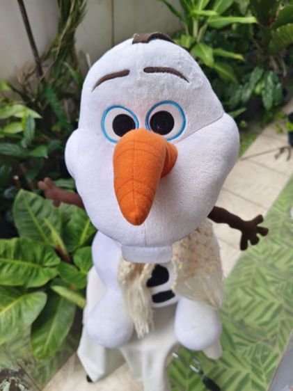 ตุ๊กตาโอลาฟ Disney Frozen ใส่ผ้าพันคอไหมพรม ตัวใหญ่บิ๊ก 50 ซม. แท้ดิสนีย์ | AOMY select รูปที่ 2