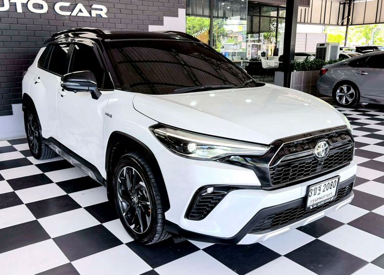 Toyota Corolla Cross 2022 1.8 HEV GR Sport Utility-car ไฮบริด เกียร์อัตโนมัติ ขาว รูปที่ 2