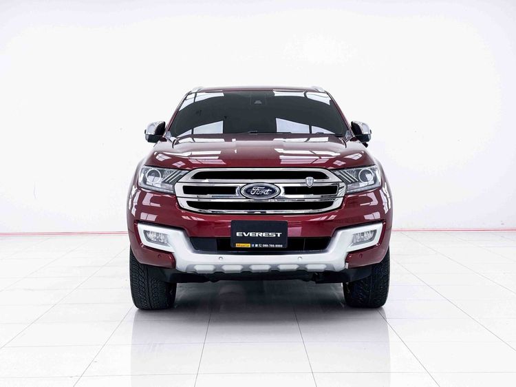 Ford Everest 2017 2.2 Titanium Plus Utility-car ดีเซล ไม่ติดแก๊ส เกียร์อัตโนมัติ แดง รูปที่ 4