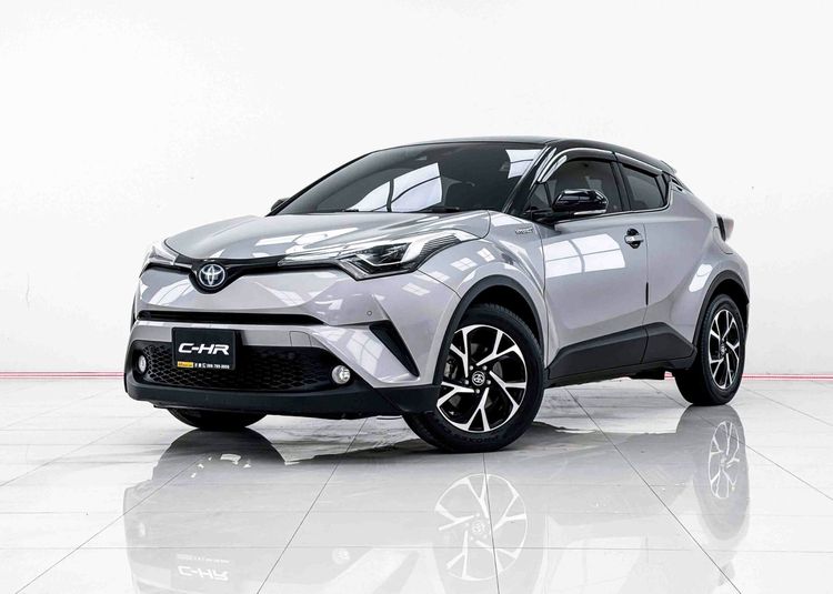 Toyota C-HR 2021 1.8 Hybrid Premium Safety Utility-car ไฮบริด ไม่ติดแก๊ส เกียร์อัตโนมัติ เทา