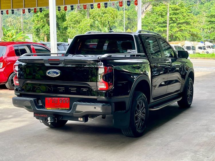 Ford Ranger 2023 2.0 Bi-Turbo 4WD Wildtrak Pickup ดีเซล ไม่ติดแก๊ส เกียร์อัตโนมัติ ดำ รูปที่ 4