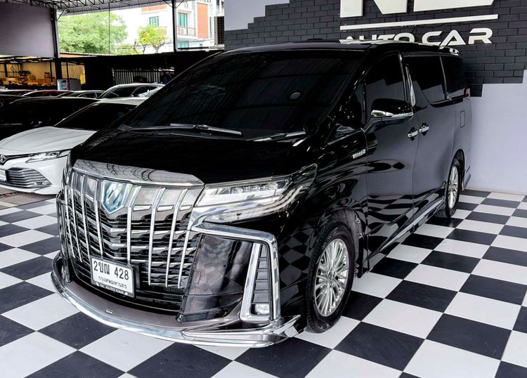 รถ Toyota Alphard 2.5 HV SR C-Package 4WD สี ดำ