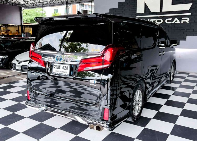 Toyota Alphard 2021 2.5 HV SR C-Package 4WD Utility-car ไฮบริด เกียร์อัตโนมัติ ดำ รูปที่ 4