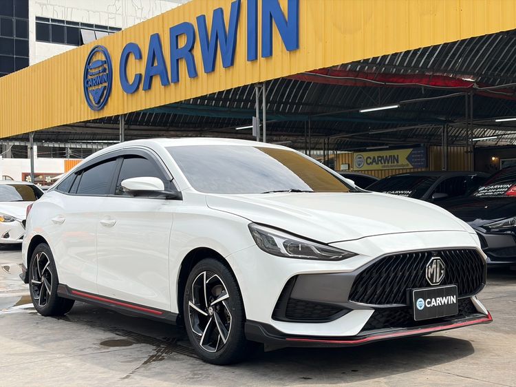 MG MG5 2023 1.5 X Sedan เบนซิน ไม่ติดแก๊ส เกียร์อัตโนมัติ ขาว รูปที่ 3