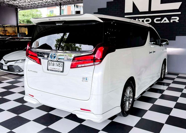 Toyota Alphard 2019 2.5 Hybrid Utility-car ไฮบริด เกียร์อัตโนมัติ ขาว รูปที่ 4