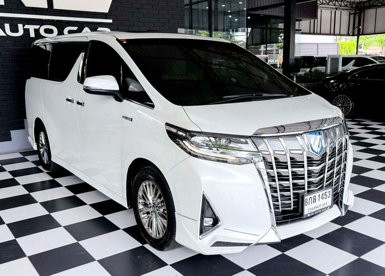 Toyota Alphard 2019 2.5 Hybrid Utility-car ไฮบริด เกียร์อัตโนมัติ ขาว รูปที่ 2