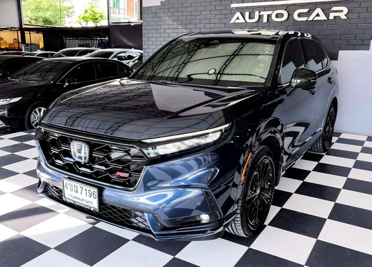 รถ Honda CR-V 2.0 eHEV RS 4WD สี น้ำเงิน