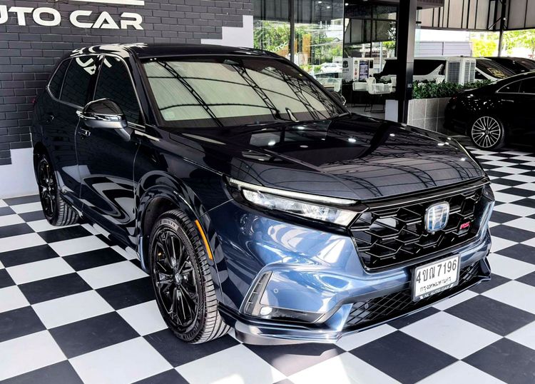 Honda CR-V 2023 2.0 eHEV RS 4WD Utility-car ไฮบริด เกียร์อัตโนมัติ น้ำเงิน รูปที่ 2
