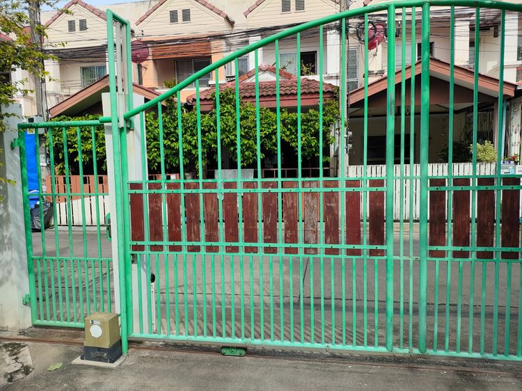 ขายประตูรั้วบ้าน โครงสร้างเหล็กแข็งแรง ความกว้าง 4 เมตร รูปที่ 2