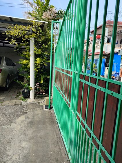 ขายประตูรั้วบ้าน โครงสร้างเหล็กแข็งแรง ความกว้าง 4 เมตร รูปที่ 3