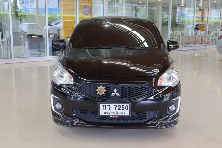 Mitsubishi Attrage 2019 1.2 GLX Sedan เบนซิน ไม่ติดแก๊ส เกียร์อัตโนมัติ ดำ รูปที่ 3