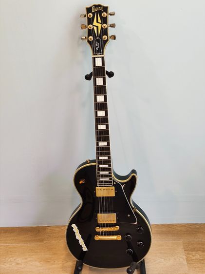 ขายกีต้าร์ไฟฟ้า Burny les Paul custom สีดำ รูปที่ 3