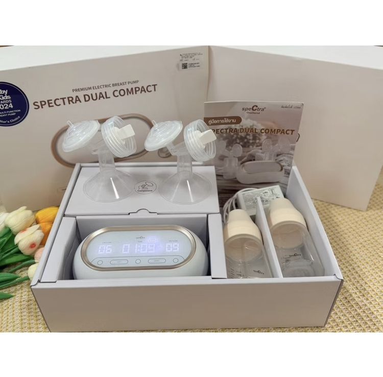 เครื่องปั๊มนมสเปคตร้า ดูอัลคอมแพคDualcompact รูปที่ 2