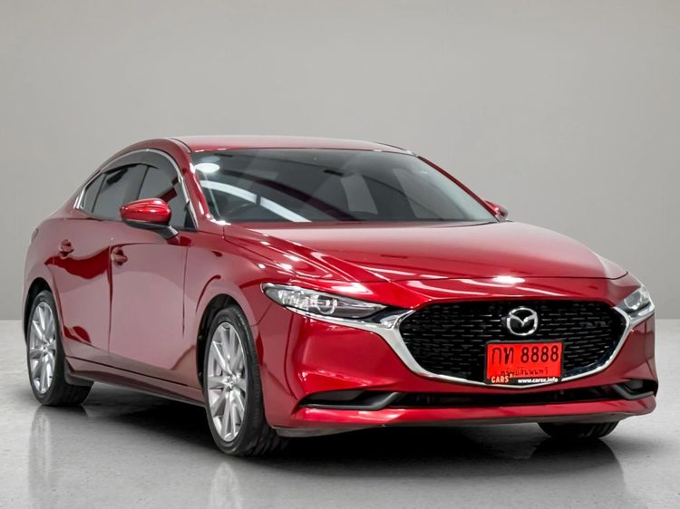 Mazda Mazda3 2019 2.0 S Sedan เบนซิน ไม่ติดแก๊ส เกียร์อัตโนมัติ แดง