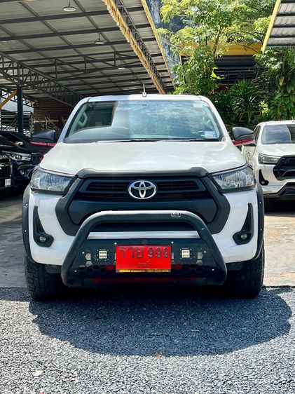 Toyota Hilux Revo 2021 2.8 Entry 4Wd Pickup ดีเซล ไม่ติดแก๊ส เกียร์ธรรมดา ขาว รูปที่ 2