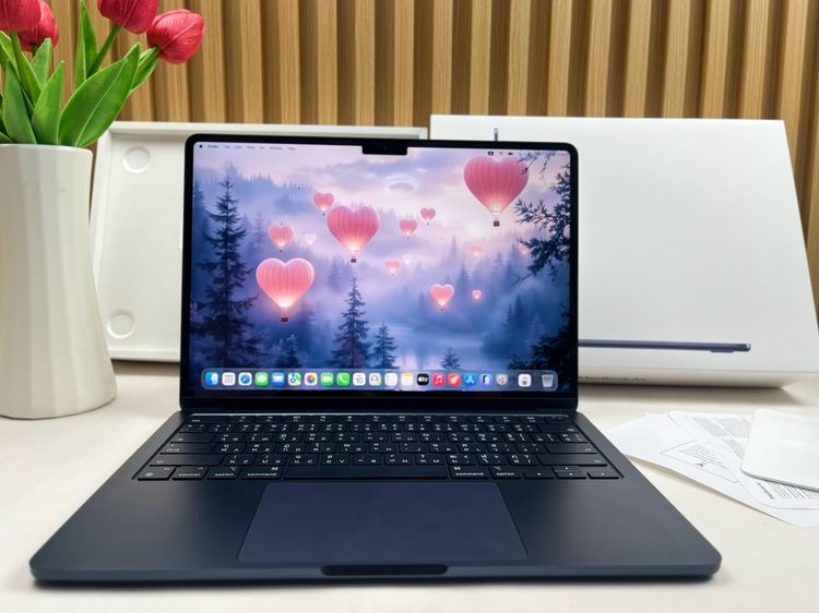 Apple แมค โอเอส 16 กิกะไบต์ อื่นๆ ไม่ใช่ MacBook Air 13-inch M3 2024 Ram16GB SSD512GB Midnight • 62566