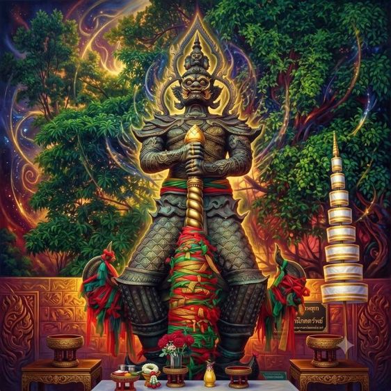 เหรียญท้าวเวสสุวรรณ คุ้งบางกระเจ้า รูปที่ 8