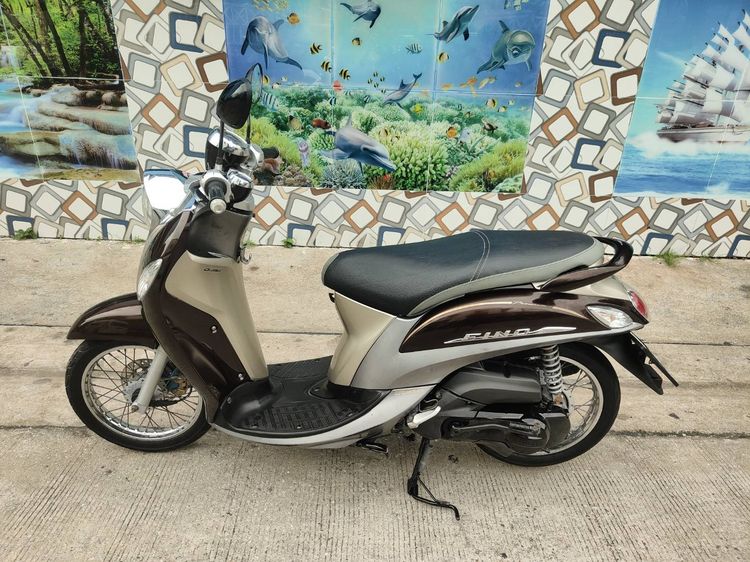 🛵ยังไงก็ขาย Fino-fi ปี 58 เครื่องดี สีสวย สตาร์ทมือ เล่มชุดโอนครบ+เปลี่ยนถ่ายน้ำมันเครื่องฟรี ส่งฟรี 30 กม. รูปที่ 2