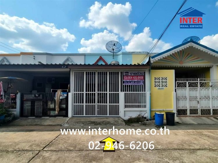 ทาวน์เฮ้าส์ 1 ชั้น 18 ตร.ว. หมู่บ้านพิมลราช1 ใกล้วัดไทรน้อย ซอยหมู่บ้านพิมลราชซอย1-20 ถนนบางกรวย-ไทรน้อย บางบัวทอง นนทบุรี