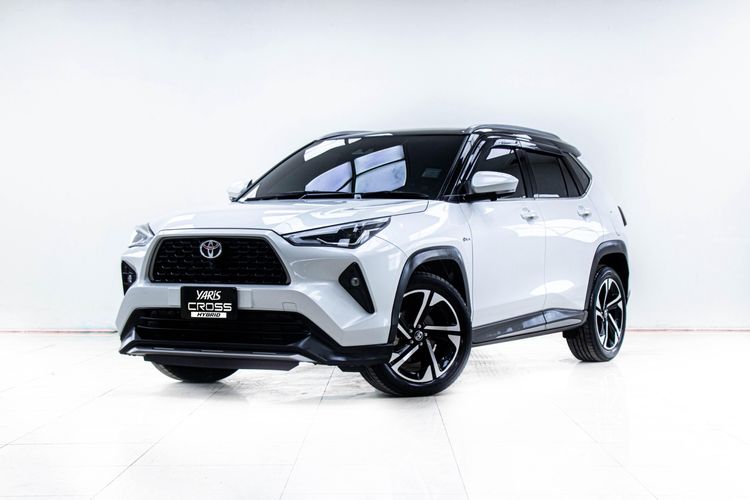 Toyota Yaris Cross 2025 1.5 HEV Premium Luxury Utility-car ไฮบริด ไม่ติดแก๊ส เกียร์อัตโนมัติ ขาว