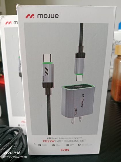 🔋ชุดหัวชาร์จเร็ว PD 27W พร้อมสายชาร์จแบบถัก 65W ชาร์จไว ปลอดภัย คุ้มค่า