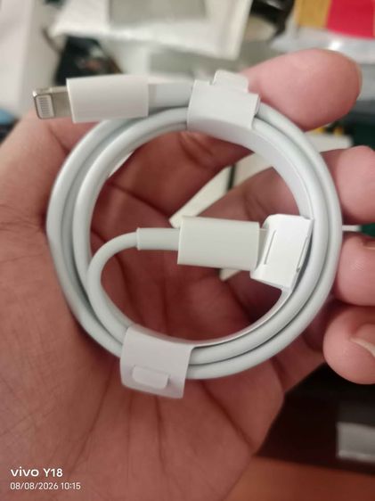 ชุดหัวชาร์จเร็ว PD 20W + สายชาร์จ C to Lightning สำหรับ iPhone (ชาร์จไว ราคาสุดคุ้ม) รูปที่ 7