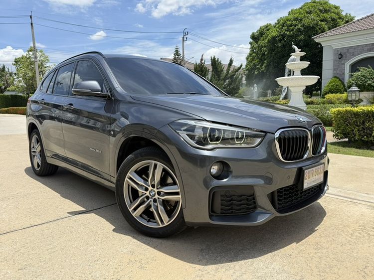 BMW X1 2018 2.0 sDrive20d M Sport Utility-car ดีเซล ไม่ติดแก๊ส เกียร์อัตโนมัติ เทา